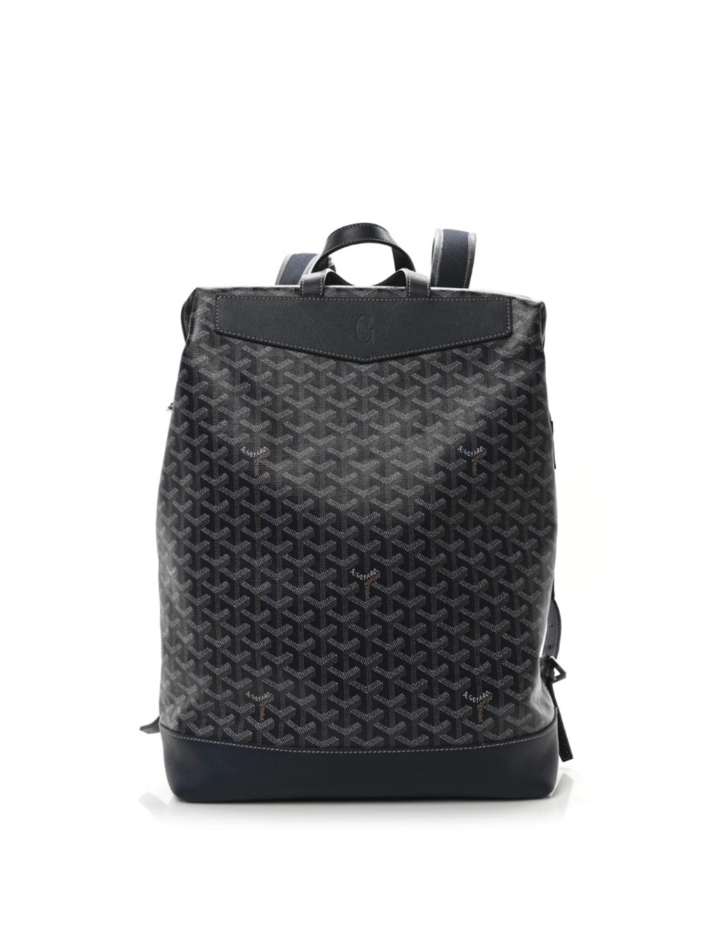 Goyard  Black and Gray Backpack with Iconic Design
